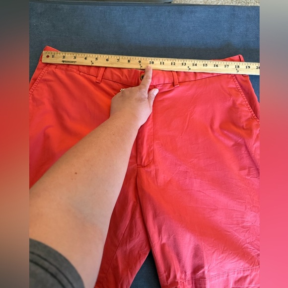 Polo Ralph Lauren Men Pink Chino Shorts SZ 38 Stretch Classic Fit Pockets Preppy - Picture 6 of 10